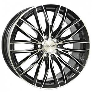 MONACO WHEELS GP2 GLOSS BLACK POLISHED 8x18 5/112 ET30 CB66.5