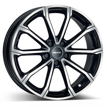 MAK DAVINCI BLACK MIRROR 7x17 5/108 ET42 CB65.1