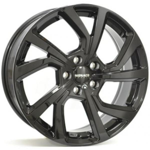 MONACO WHEELS PACE GLOSS BLACK 7.5x18 5/108 ET45 CB63.4