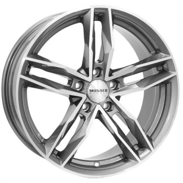 MONACO WHEELS RR8M ANTHRACITE POLISH 8.5x19 5/112 ET45 CB66.5