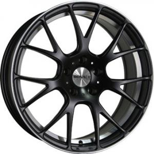 MONACO WHEELS MIRABEAU MATT BLACK POLISHED 8.5x19 5/114.3 ET40 CB73.1