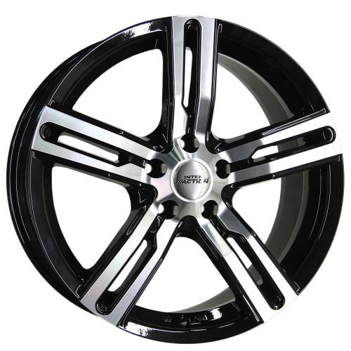 INTER ACTION KARGIN GLOSS BLACK POLISHED 6.5x16 5/108 ET43 CB65.1