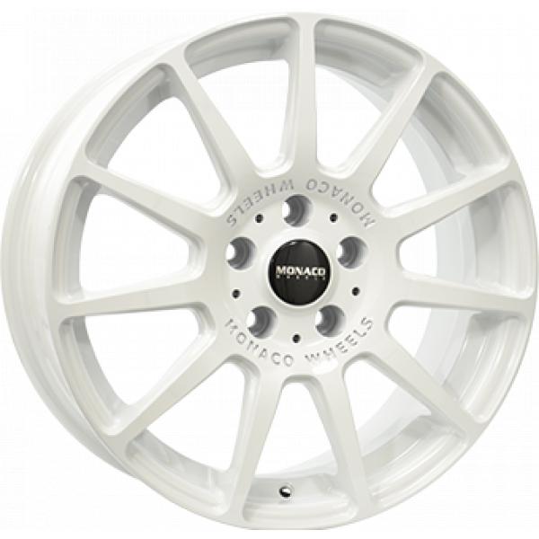 MONACO WHEELS RALLYE WHITE 7x17 5/100 ET35 CB57.1