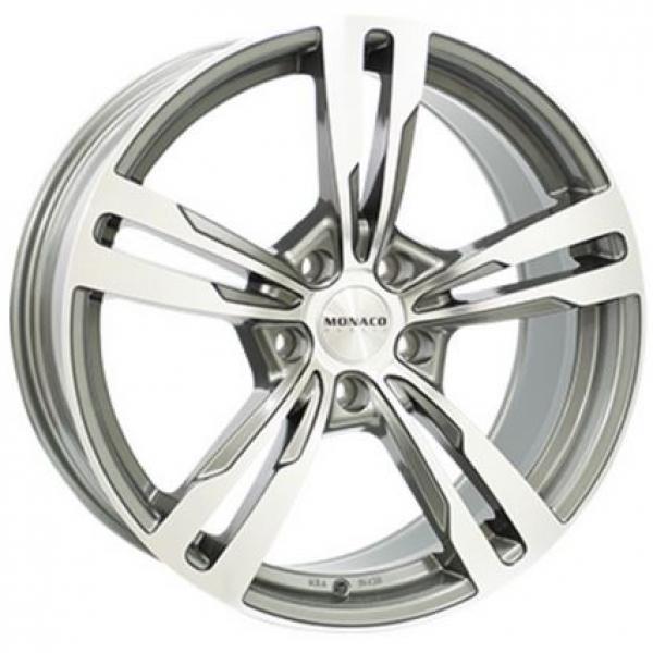 MONACO WHEELS GP4 ANTHRACITE POLISH 8x18 5/112 ET45 CB66.5