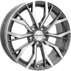 MONACO WHEELS GP5 ANTHRACITE POLISH 8x18 5/120 ET42 CB72.6