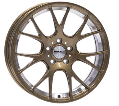 MONACO WHEELS MIRABEAU BRONZE POLISHED 8x18 5/112 ET45 CB73.1