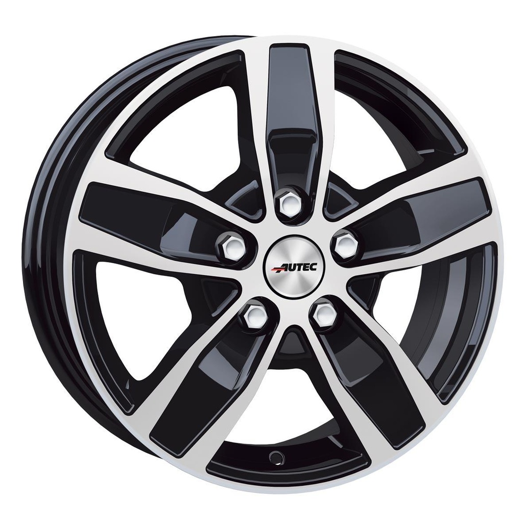 AUTEC QUANTRO BLACK POLISHED 6.5x16 5/130 ET66 CB89.1