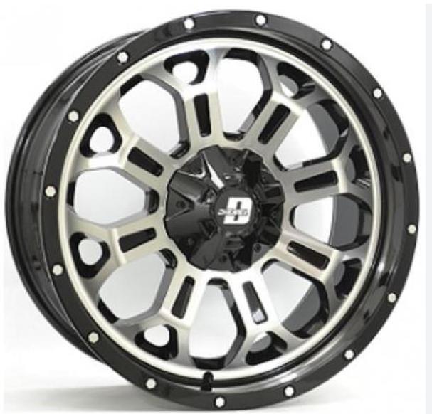 DIESEL SAHARA GLOSS BLACK POLISHED 9.5x20 6/139.7 ET20 CB110.1