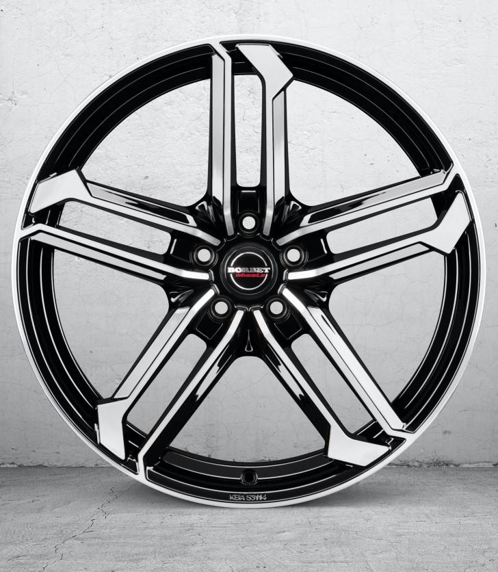 BORBET ATX GLOSS BLACK POLISHED 8x19 5/112 ET50 CB57.1