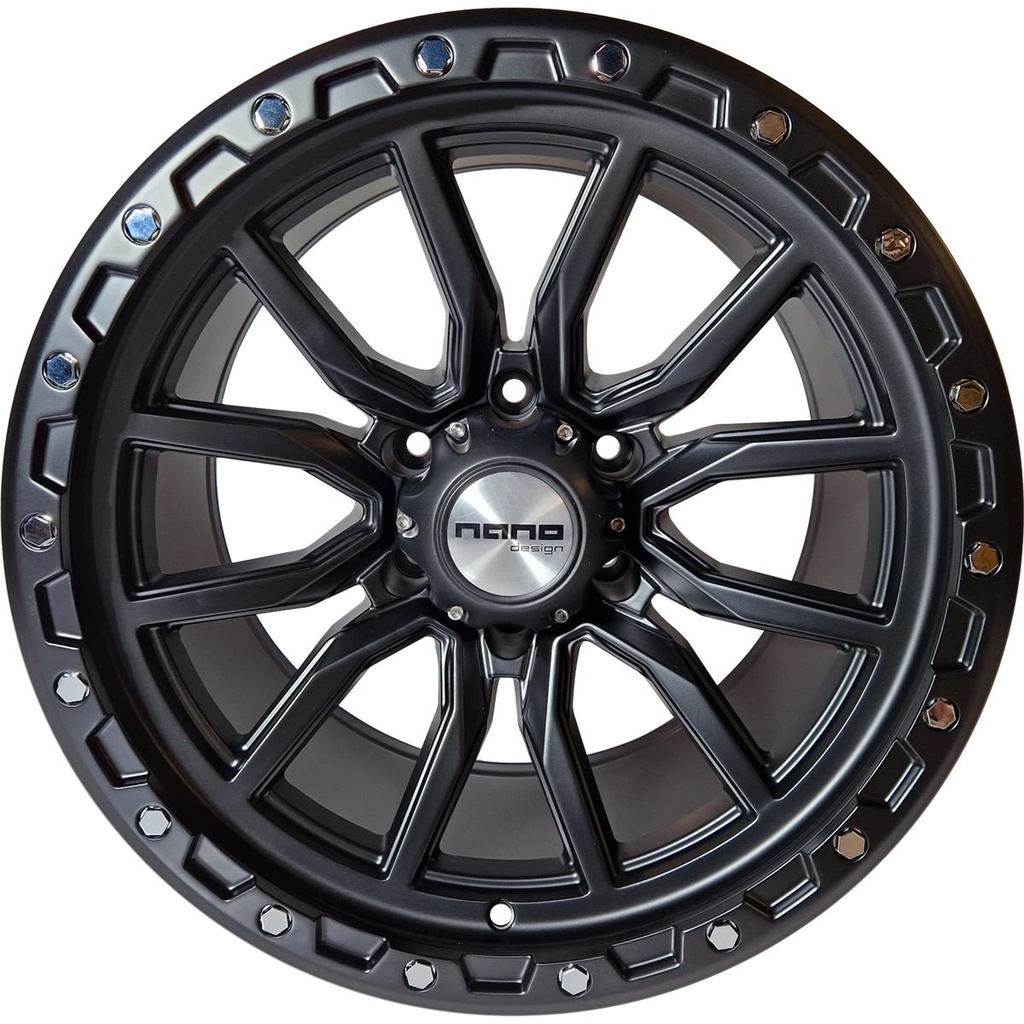 NANO Y0156 FULL MATT BLACK 10x18 6/139.7 ET-18 CB110