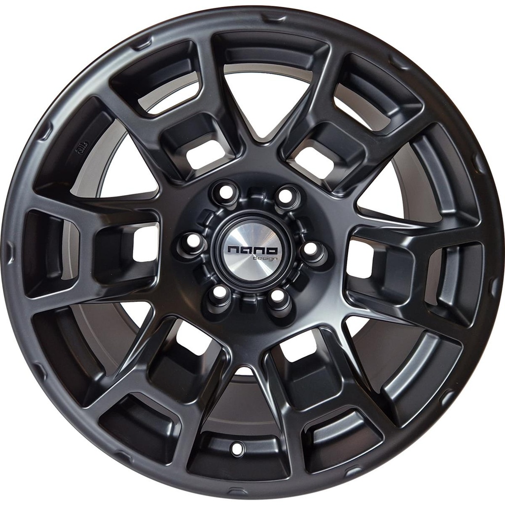 NANO 5914 FULL MATT BLACK 8.5x17 6/139.7 ET-10 CB110