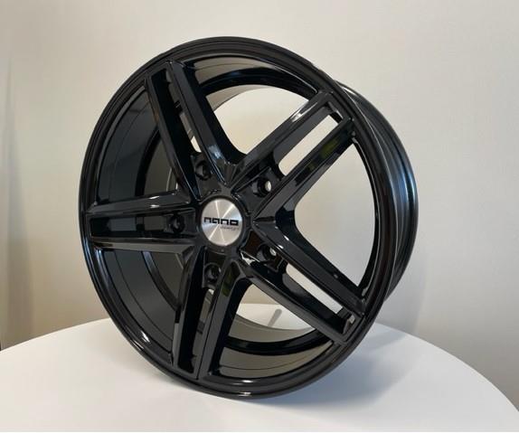 NANO BK917 GLOSSY BLACK 8x18 5/160 ET50 CB65.1