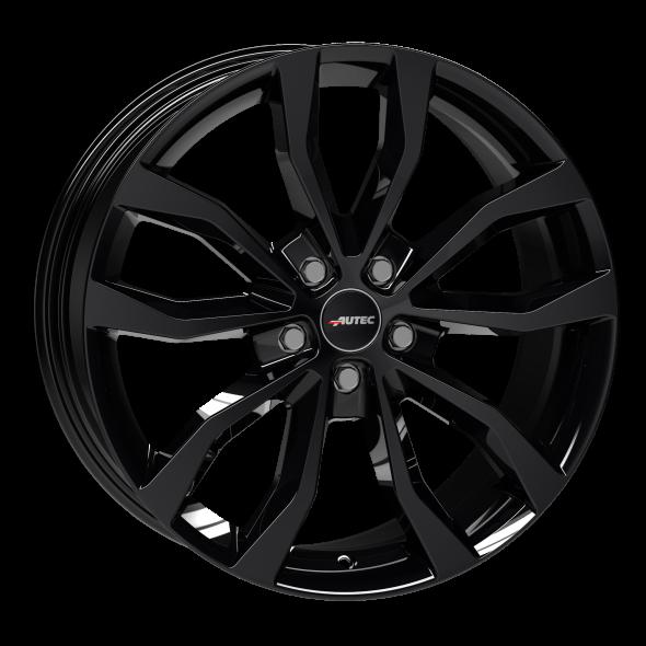 AUTEC UTECA GLOSS BLACK 9.5x22 5/120 ET45 CB72.6