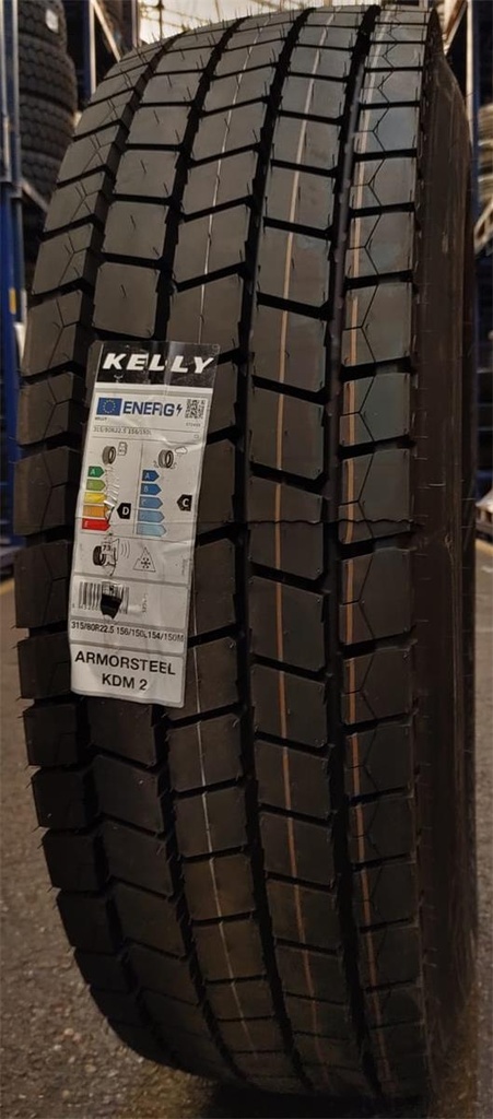 315/70R22.5 154L KELLY KDM2 ARMORSTEEL XL DRIVE REGIONAL HAUL DOT2021