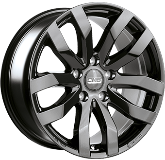 CMS C22 GLOSS BLACK 6.5x16 5/120 ET52 CB65.1
