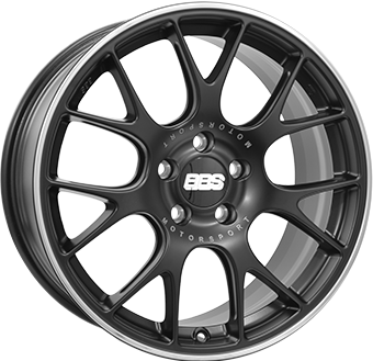 BBS CH-R SATIN BLACK 10x19 5/130 ET38 CB71.6