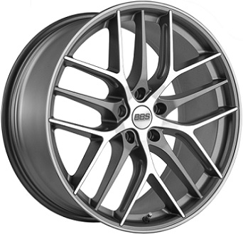 BBS CC-R GRAPHITE DIAMOND CUT 8x19 5/112 ET27 CB82