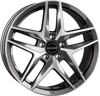 BORBET Z MISTRAL ANTHRACITE GLOSS POL 8x19 5/112 ET27 CB66.6