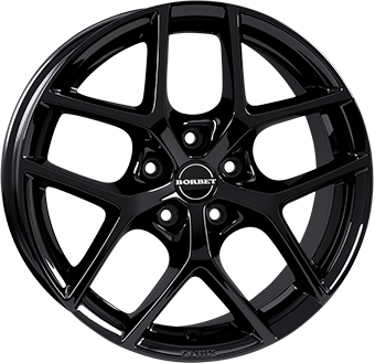 BORBET Y GLOSS BLACK 8x19 5/112 ET37 CB66.5