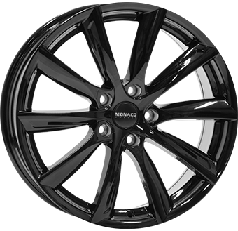 MONACO WHEELS GP6 GLOSS BLACK 10.5x21 5/114.3 ET48 CB64.1