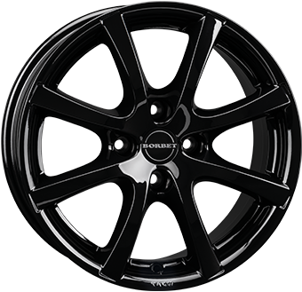 BORBET LV4 GLOSS BLACK 5.5x14 4/100 ET35 CB64.1