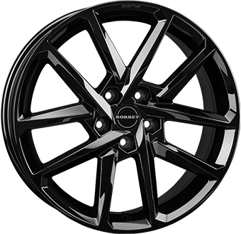 BORBET N GLOSS BLACK 6.5x17 5/114.3 ET45 CB72.5
