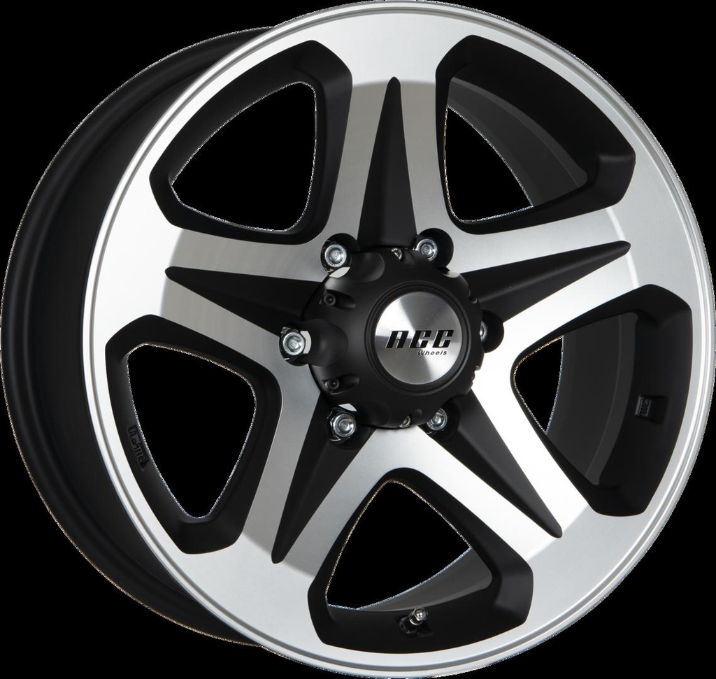 ACC AVENGER SATIN BLACK / MACHINED FACE 7x16 6/139.7 ET30 CB110.1