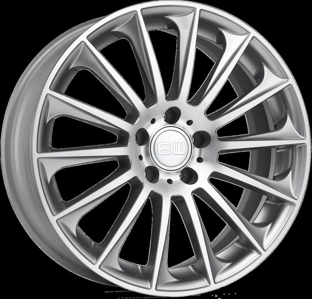 ELIT WHEELS EW02 CRYSTAL SILVER 7.5x17 5/112 ET35 CB66.5