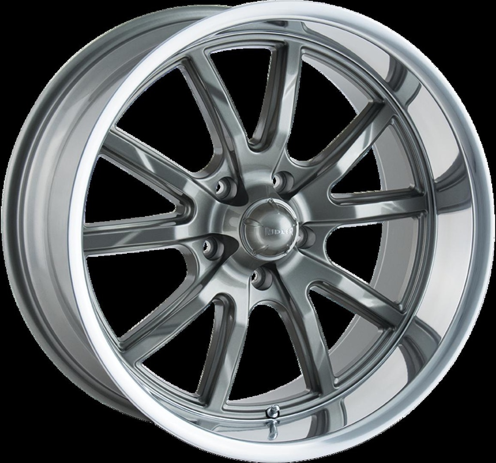 RIDLER 650 GREY / POLISHED LIP 7x15 5/127-5 ET0 CB83.82