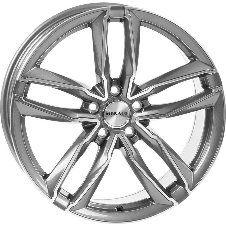 MONACO WHEELS MC2 ANTHRACITE POLISH 8.5x20 5/112 ET35 CB66.5