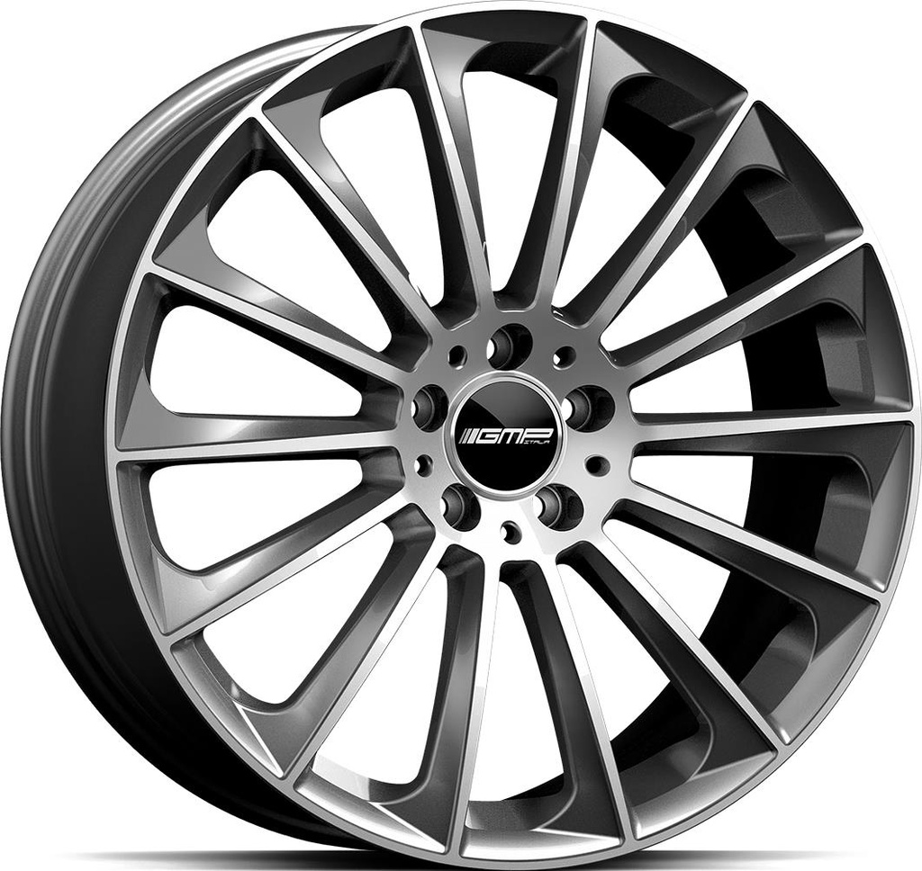 GMP STELLAR ANTHRACITE DIAM 8.5x19 5/112 ET35 CB66.6
