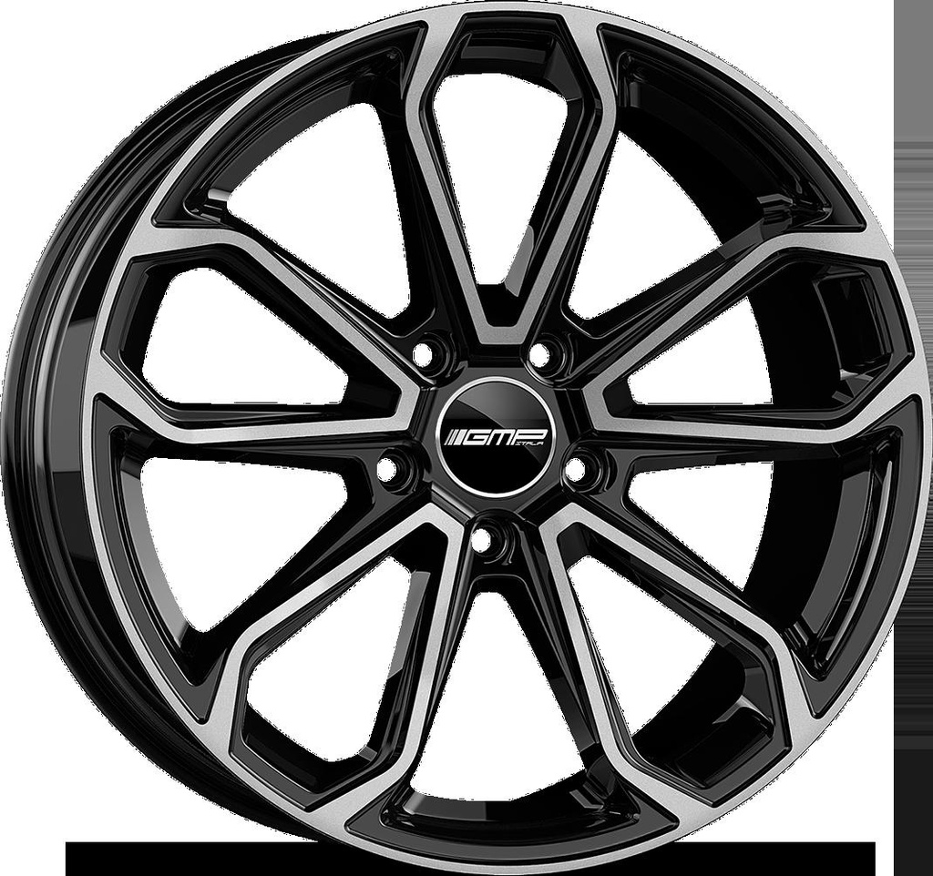 GMP FURIOSA BLACK DIAM 9.5x21 5/130 ET46 CB71.6
