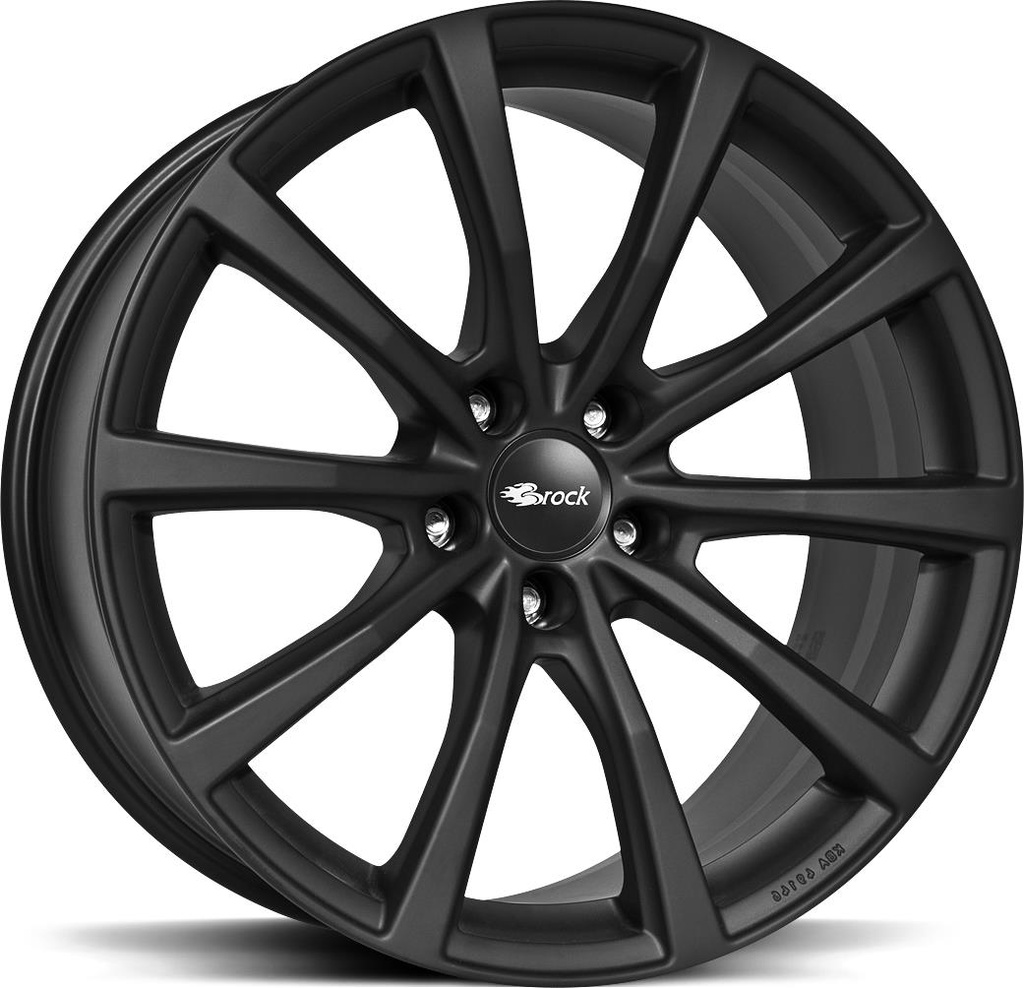 BROCK B32 BLACK MATT 7.5x18 5/108 ET45 CB72.6