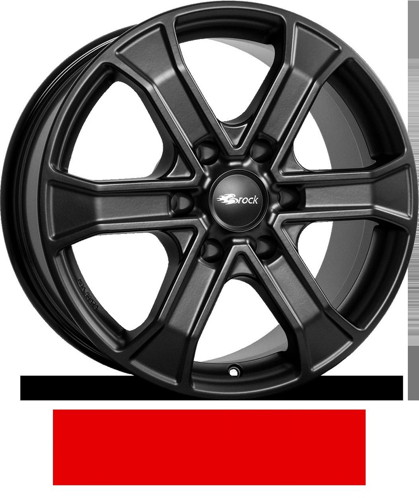 BROCK RC31 BLACK MATT 8x18 6/139.7 ET25 CB100.1