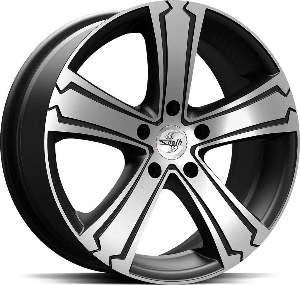 SPATH SP42 H BLACK MATT POLISH 9x20 5/120 ET50 CB65.1