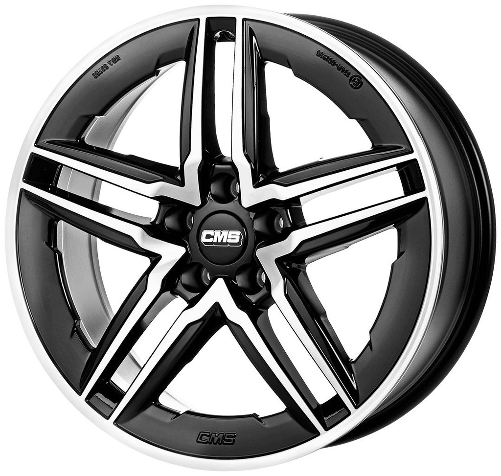 CMS C29 GLOSS BLACK POLISHED 8x19 5/108 ET42 CB63.4