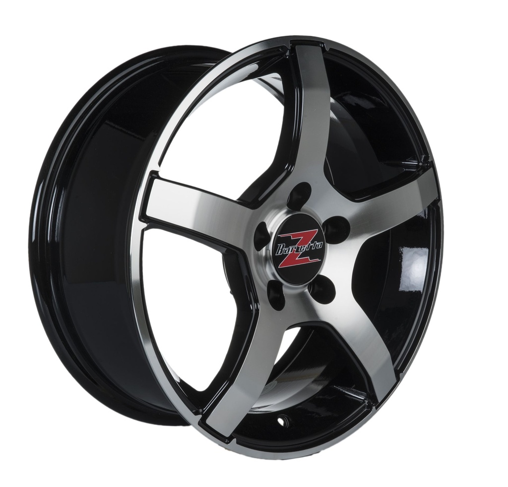 BARZETTA INVERNO BLACK POLISHED 7.5x18 5/112 ET45 CB66.6