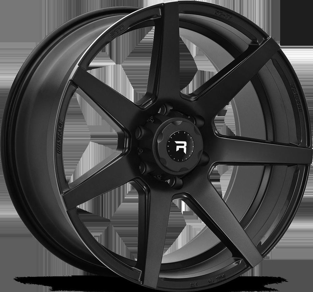 R-SERIES R11 SATIN BLACK 9.5x20 6/139.7 ET15 CB106.1