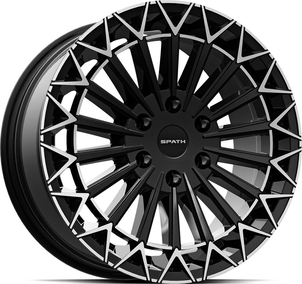 SPATH SP53/H BLACK SPECIAL LIP POL 9x20 6/130 ET50 CB84.1