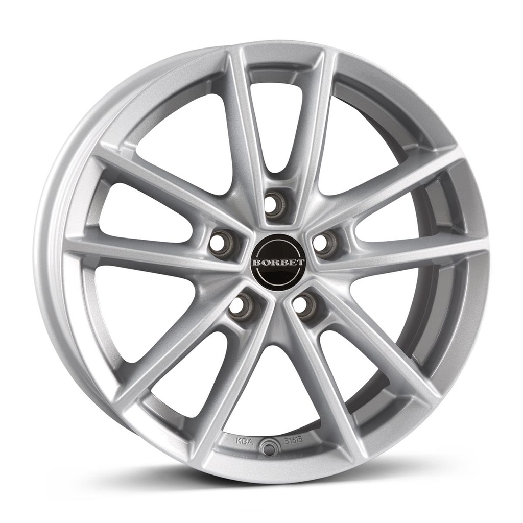 BORBET W CRYSTAL SILV 6x15 5/112 ET43 CB57.1