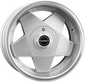 BORBET A (CLASSIC) SILVER POLISHED 9x16 4/100 ET15 CB64.1