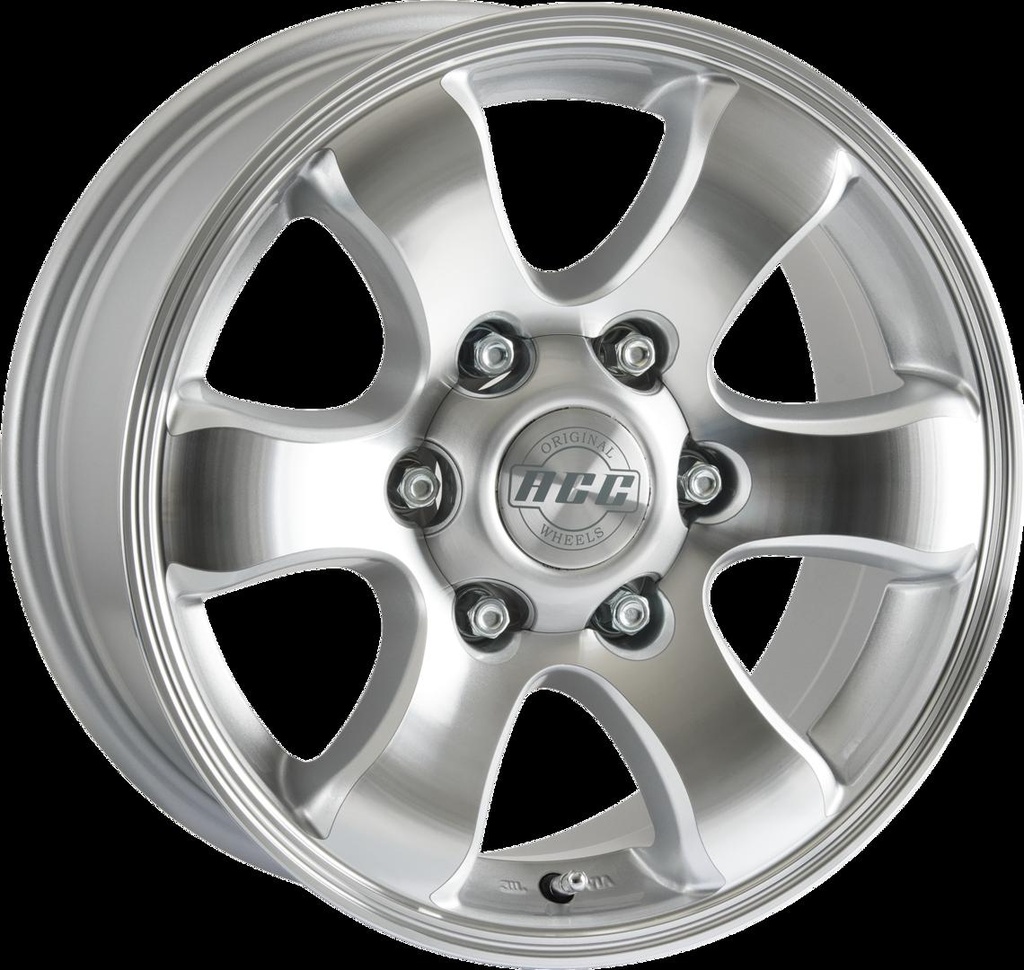 ACC MAGNUM SILVER / POLISHED 7.5x15 6/139.7 ET30 CB110.1