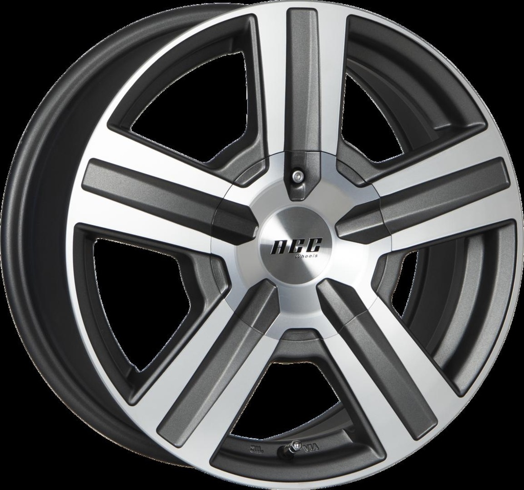 ACC VAMPIRE MATT GRAPHITE / MATT POLISHED 7x16 5/130 ET45 CB89.1