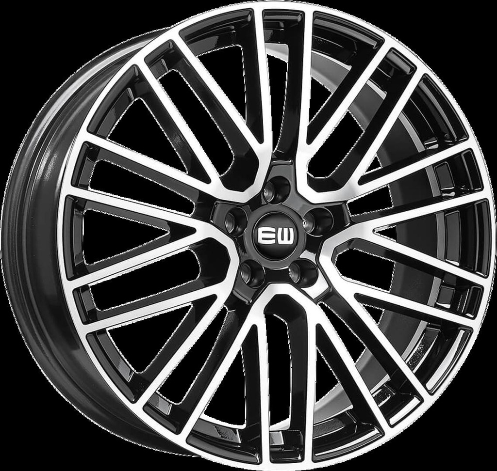 ELIT WHEELS EW08 BLACK / POLISHED 8.5x19 5/130 ET50 CB71.6