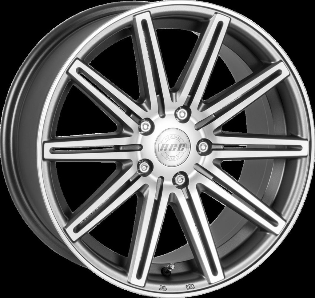ACC VULTURE MATT GRAPHITE / MATT POLISHED 8x17 5/112 ET30 CB66.5