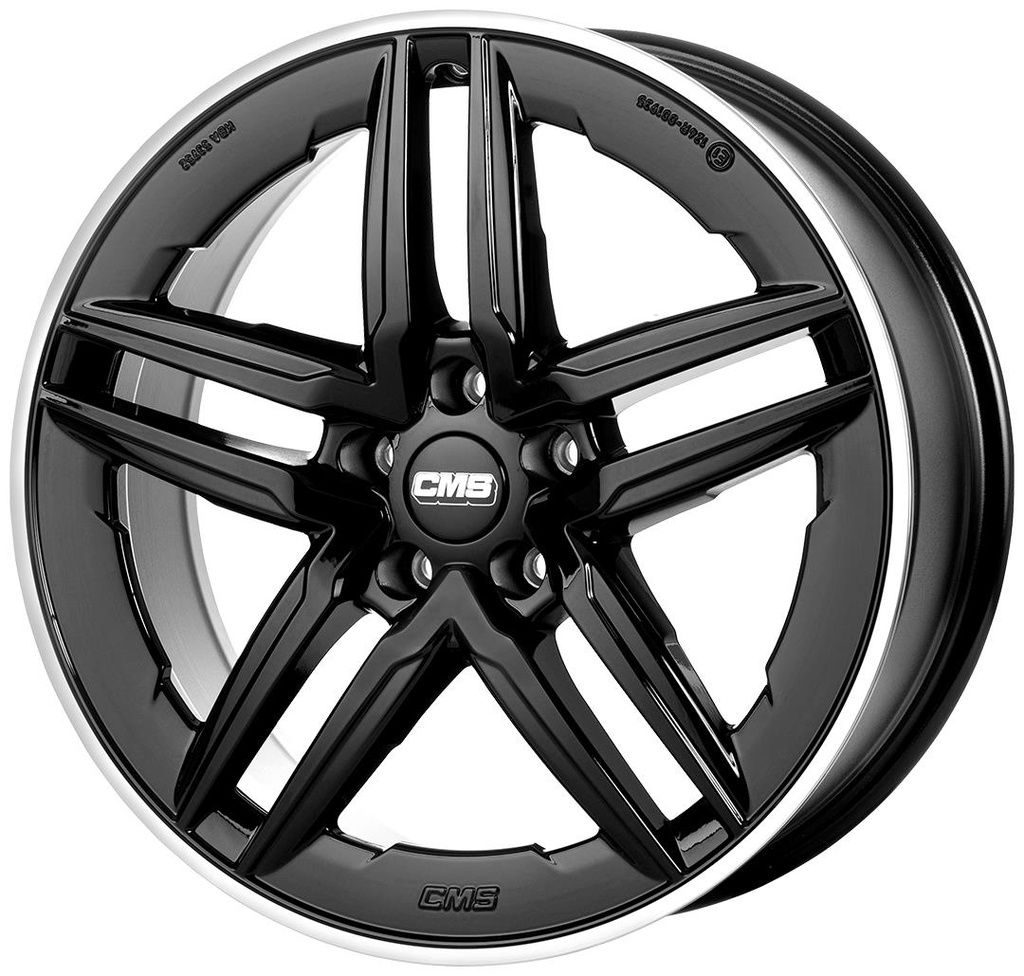 CMS C29 AERO BLACK RIM POL 8.5x18 5/112 ET40 CB57.1