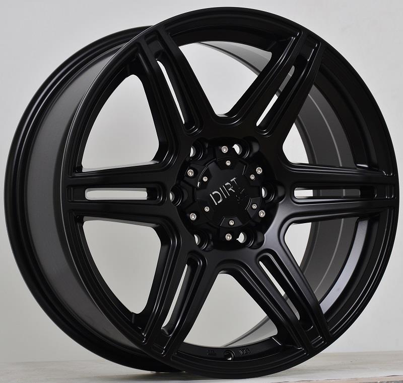 STATUSFÄLGAR D47 FLATBLACK 8x18 5/120 ET38 CB74.1