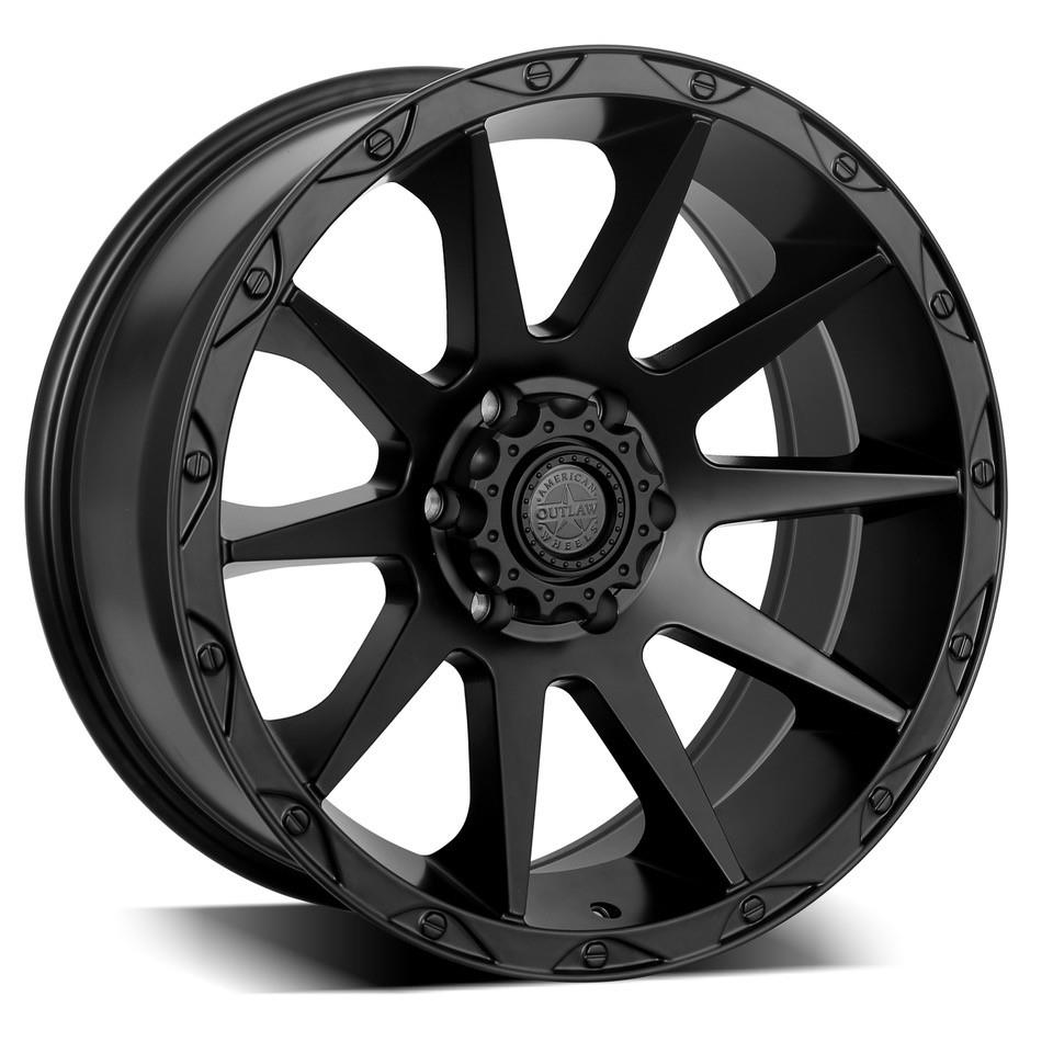 STATUSFÄLGAR A207 FLATBLACK 9x20 6/139.7 ET0 CB106.1