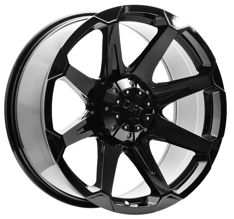 STATUSFÄLGAR D05 GLOSSBLACK 9x18 6/114.3-120 ET20 CB73.1