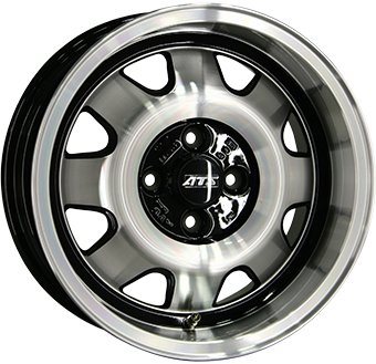 ATS CUP GLOSS BLACK POLISHED 7x15 4/100 ET28 CB63.3